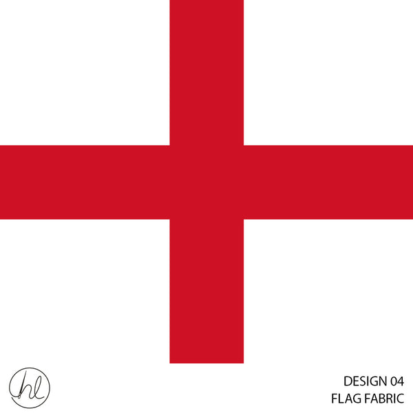 FLAG FABRIC (DESIGN 04) (150CM) (PER M) (ENGLAND)