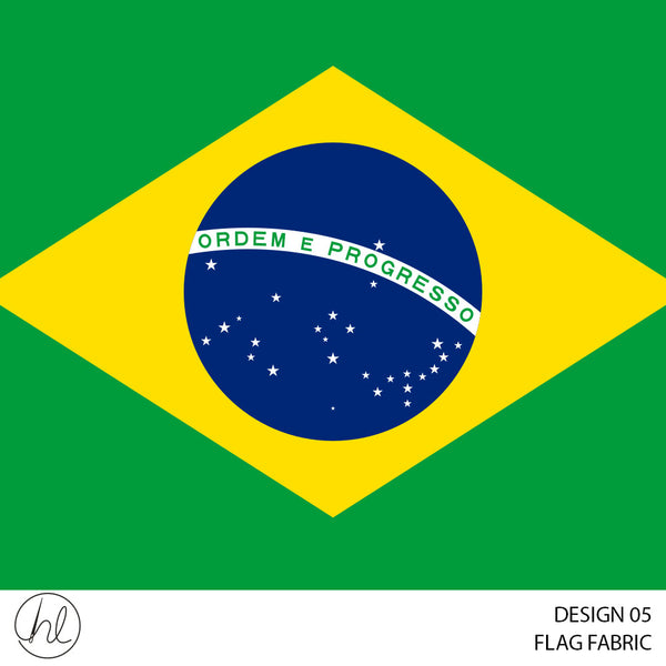 FLAG FABRIC (DESIGN 05) (150CM) (PER M) (BRAZIL)
