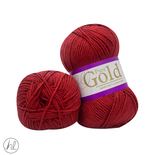 ELLE PURE GOLD DK (100G) RUBY RED 001
