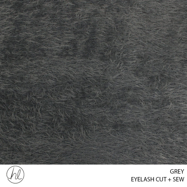 EYELASH CUT + SEW (GREY) (150CM WIDE) (PER M)56