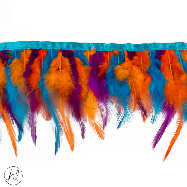 FEATHERS ASSORTED BLUE AND ORANGE