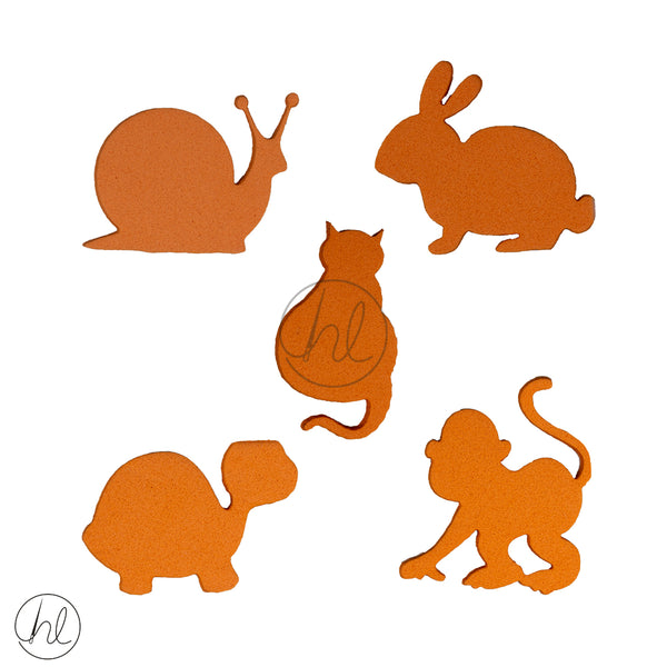 FOAM ANIMAL STICKERS (CB2434)