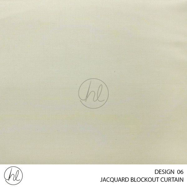 JACQUARD BLOCKOUT READY-MADE CURTAIN (260X218) (DESIGN 06)