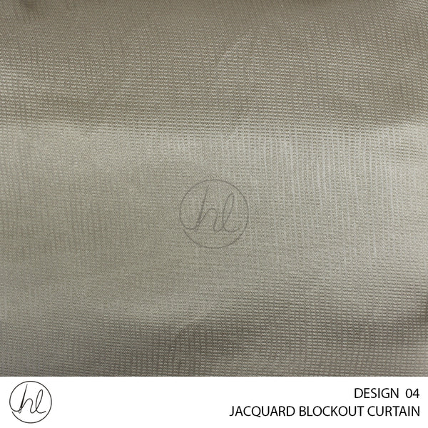 JACQUARD BLOCKOUT READY-MADE CURTAIN (230X218) (DESIGN 04)