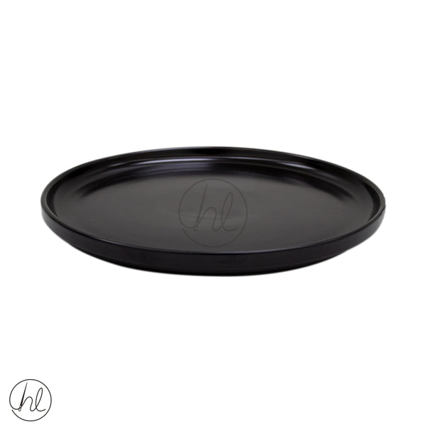 JAN HENDRIK FLAT DINNER PLATE (JH-00063) (BLACK)