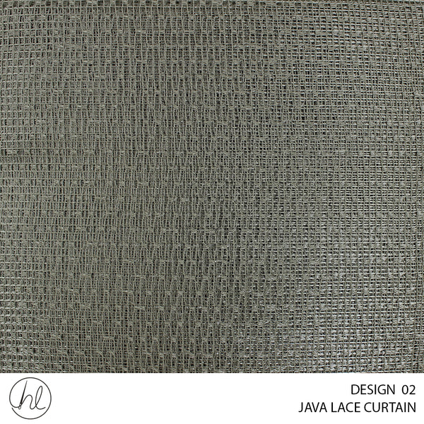 JAVA LACE READY-MADE CURTAIN (500X218) (OLIVE) (DESIGN 02)