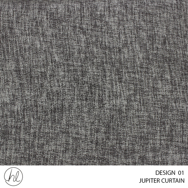 JUPITER READY-MADE CURTAIN (230X218) (GREY) (DESIGN 01)