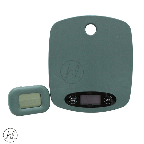 KITCHEN SCALE AND TIMER