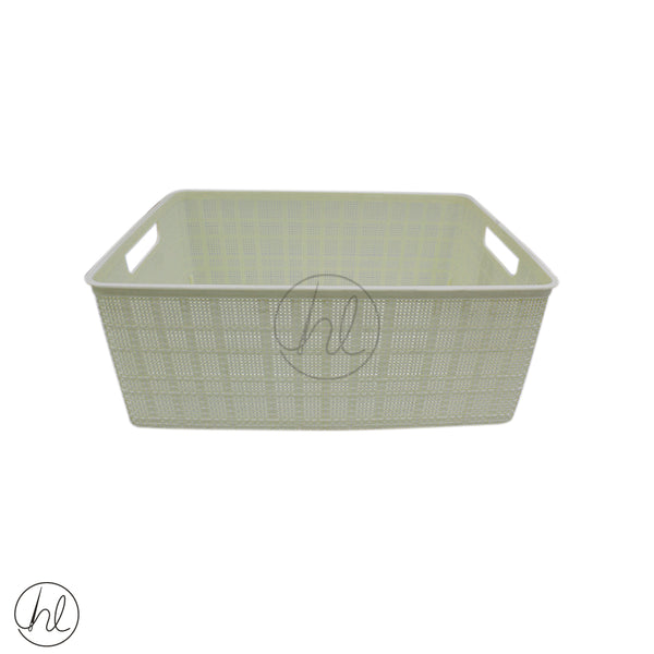 LARGE CHECK BASKET (ABY-2903)