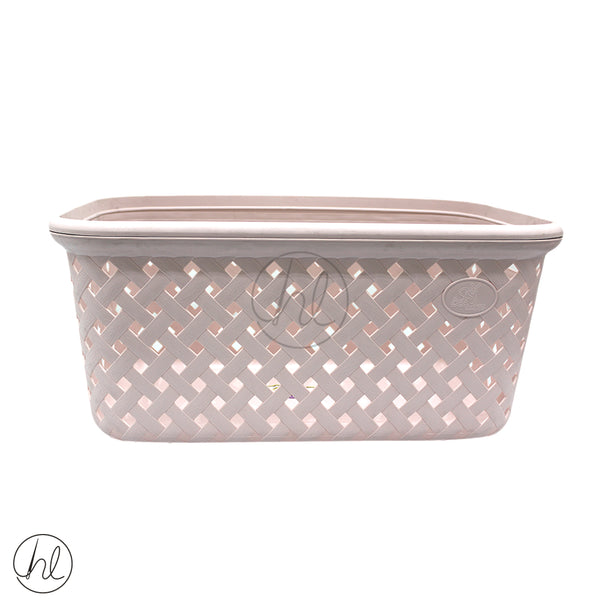 RATTAN CORNER LAUNDRY BASKET