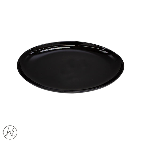 LUMINARC OVAL OPAL PLATE (BLACK)