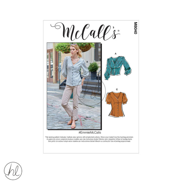 MCCALL'S PATTERN (M8040)