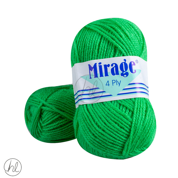 MIRAGE 4PLY WOOL 25G LIME
