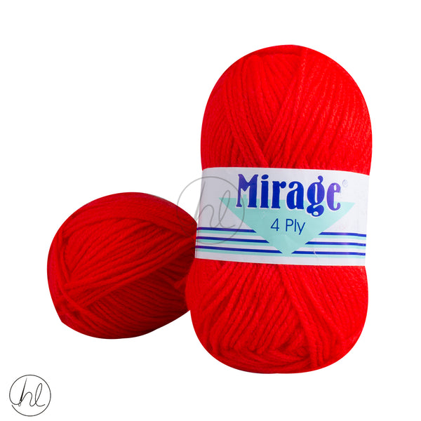 MIRAGE 4PLY 25G  RED