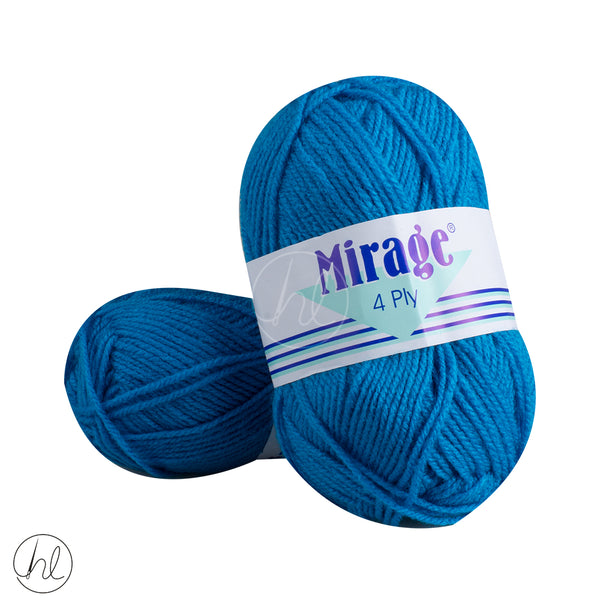 MIRAGE 4PLY WOOL 25G TURQUOISE