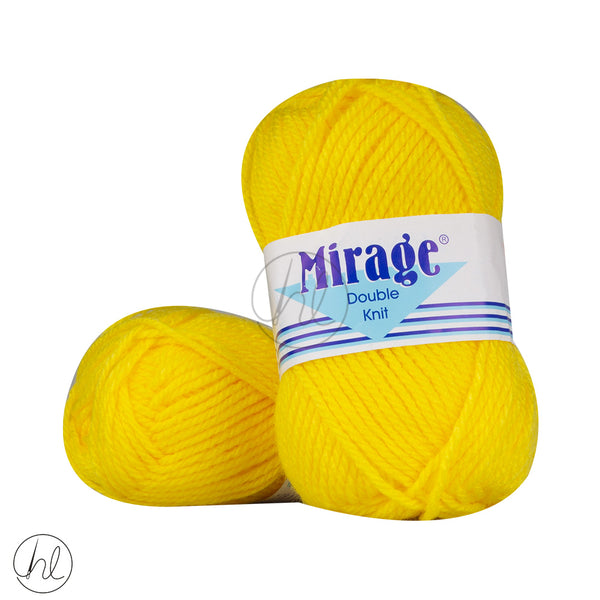 MIRAGE DOUBLE KNIT 25G YELLOW