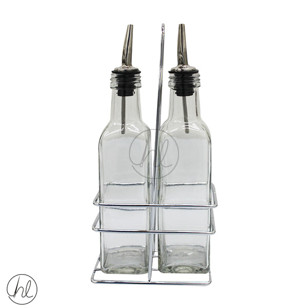 250ML OIL AND VINEGAR AND BOTTLE STAND