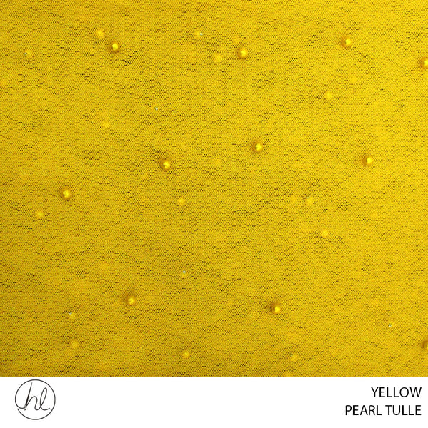 PEARL TULLE (YELLOW) (150CM WIDE) (PER M)53