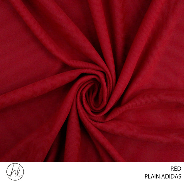 PLAIN ADIDAS (RED) (150CM WIDE) (PER M)139