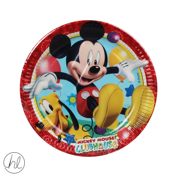 8PC MICKEY MOUSE PAPER PLATES (23CM) 81508