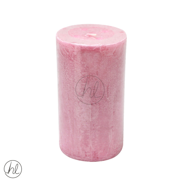 PILLAR SCENTED CANDLE (PINKPEONY AND LITCHI)