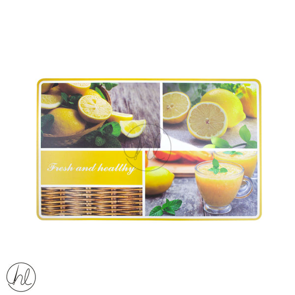 FRUIT PLACEMATS (B04221170) (YELLOW) (EASY CLEAN!)