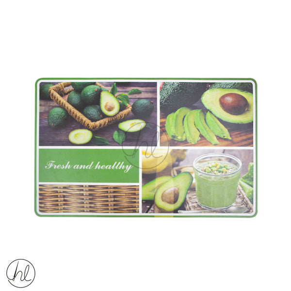 FRUIT PLACEMATS (B04221170) (GREEN) (EASY CLEAN!)