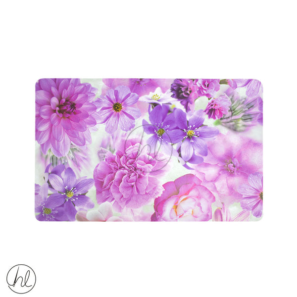 FLOWER PLACEMATS (CY2701960) (WHITE) (EASY CLEAN!)