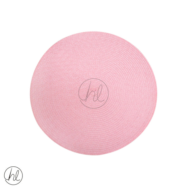 ROUND PLACEMATS (C37888950) (LIGHT PINK)