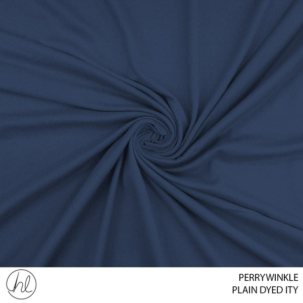 PLAIN DYED ITY (PERRYWINKLE) (150CM WIDE) (PER M)53