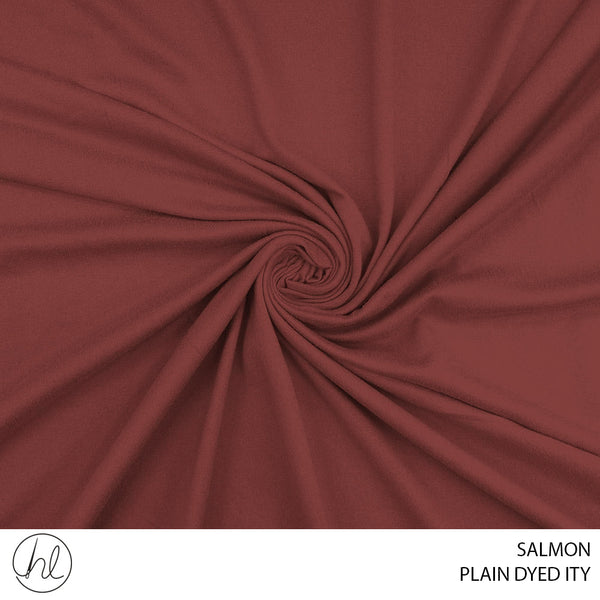 PLAIN DYED ITY (SALMON) (150CM WIDE) (PER M)53