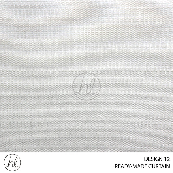 READY-MADE CURTAIN (230X218) (OFF-WHITE) (DESIGN 12)