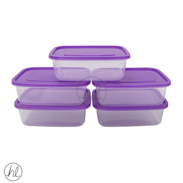 800ML RECTANGLE CONTAINER (5 PIECE)