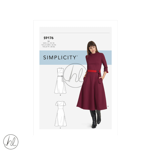 SIMPLICITY ADULT PATTERN S9176