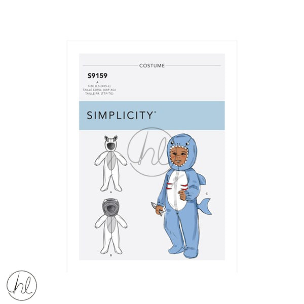 SIMPLICITY COSTUME PATTERN S9159