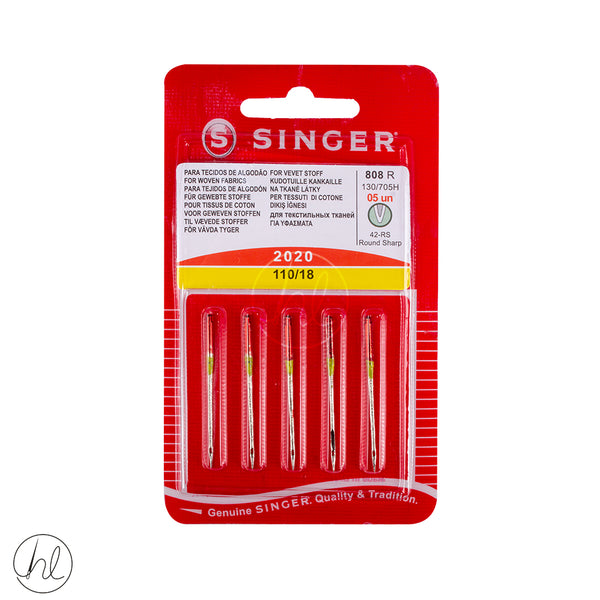 SINGER MACHINE NEEDLES 2020 (110/18)