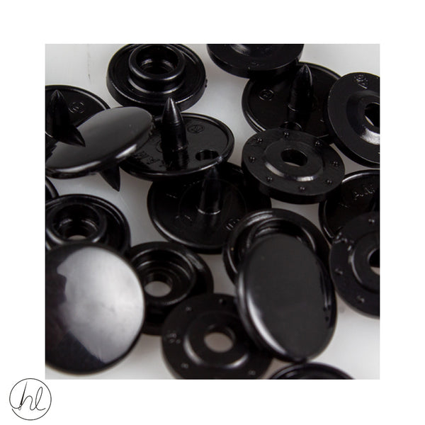 SNAP FASTENER BLACK