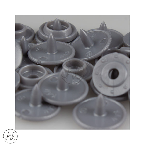 SNAP FASTENER GREY