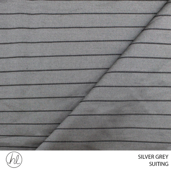 SUITING (SILVER GREY) (150CM WIDE) (PER M)24