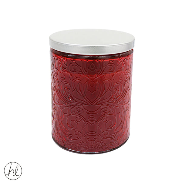 SCENTED CANDLE (BLACK POMEGRANATE) (ABY-2660) MIRACLES HAPPEN EVERYDAY