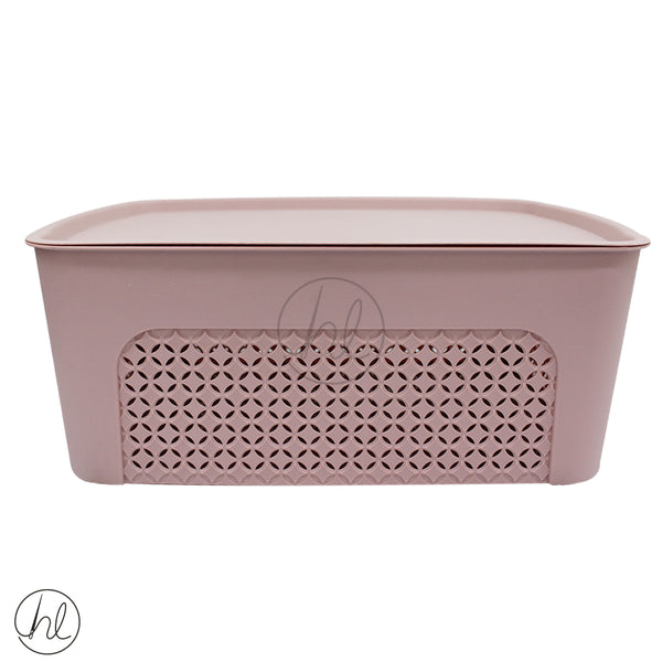 STORAGE BASKET WITH LID (ABY-3267)