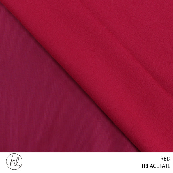 TRIACETAE (RED) (150CM WIDE) (PER M)51