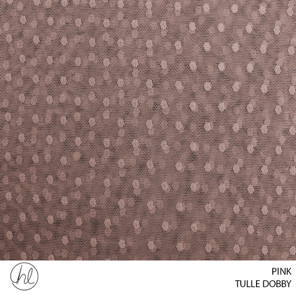 TULLE DOBBY (PINK) (150CM WIDE) (PER M)53