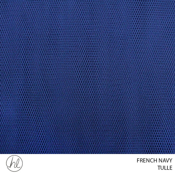 TULLE (FRENCH NAVY) (137CM WIDE) (PER M)253