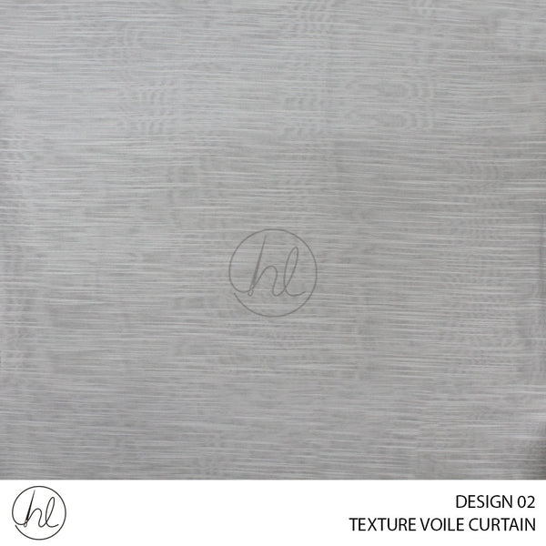 TEXTURE VOILE READY-MADE CURTAIN (500X250) (DESIGN 02)