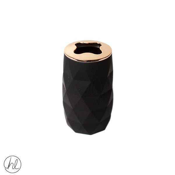TOOTHBRUSH HOLDER (ABY-4102) (BLACK/ROSE GOLD)