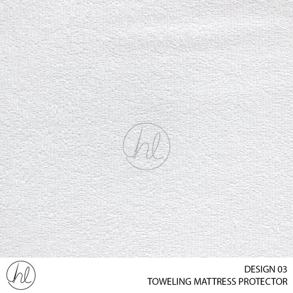 TOWELING MATTRESS PROTECTOR (DESIGN 03)