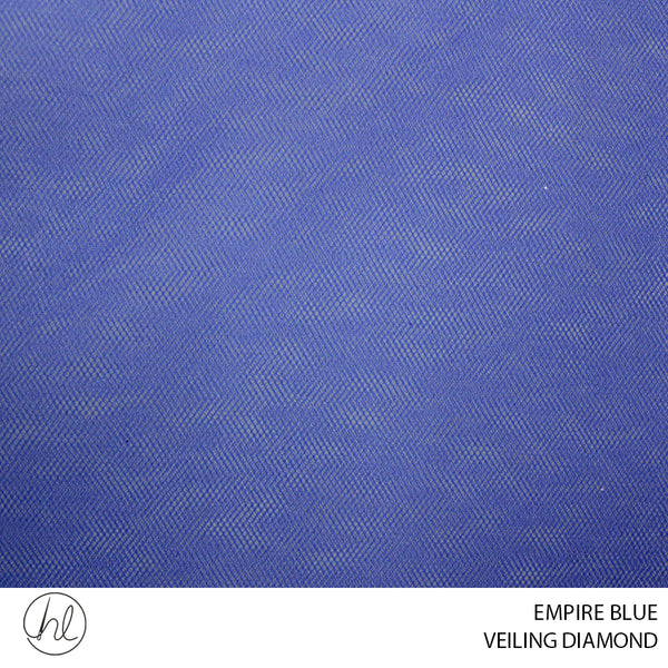 VEILING DIAMOND (EMPIRE BLUE) (300CM WIDE) (PER M)