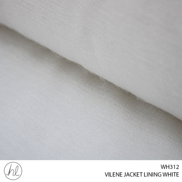 VILENE JACKET LINING WHITE WH312 (P/METER)