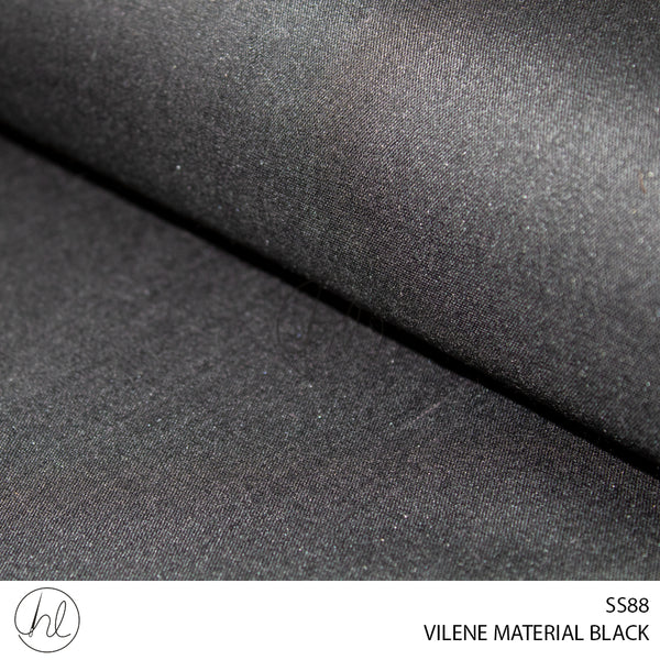 VILENE MATERIAL BLACK 5588 (P/METER)